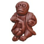 Monkey 3D model for 3D printing (1)