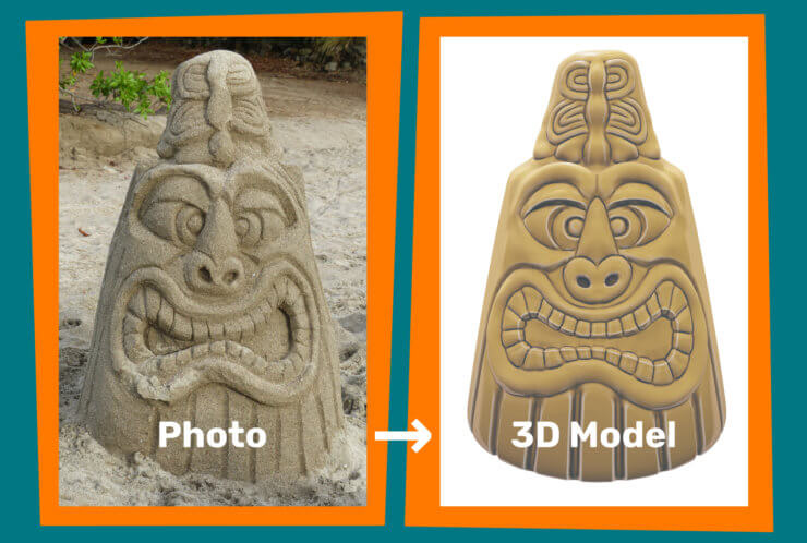 Convert picture to 3D model for printing