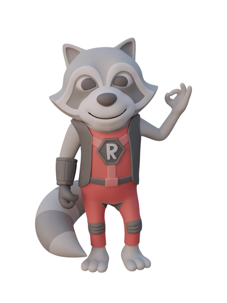 Refactoring Raccoon 3D OK - clay