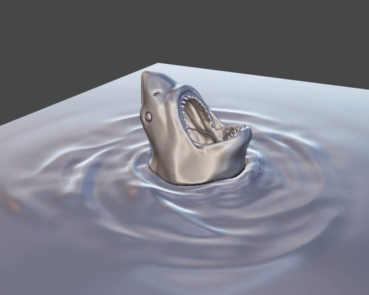 Shark Head model for 3D printing (3)